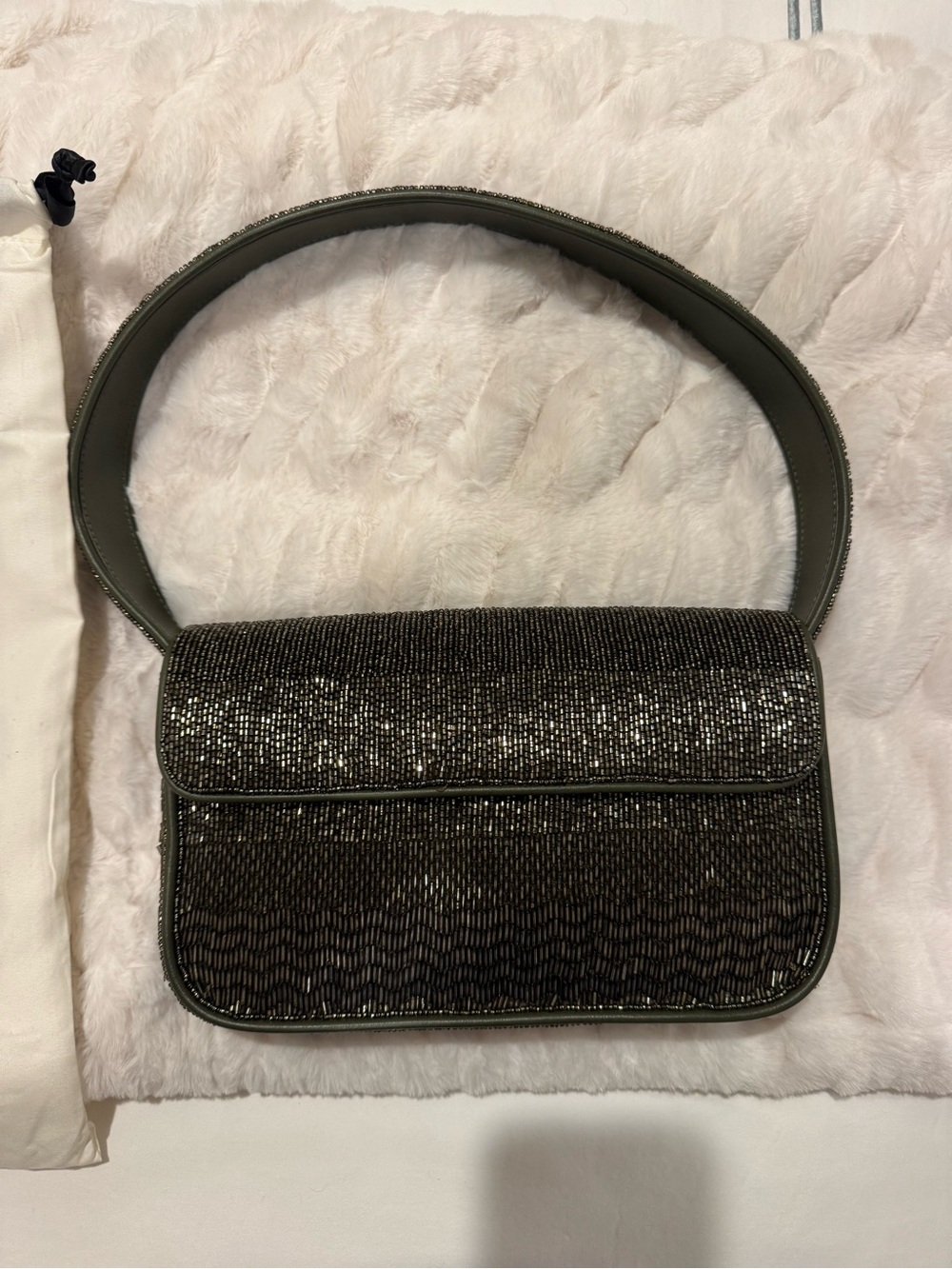 Staud beaded shoulder bag